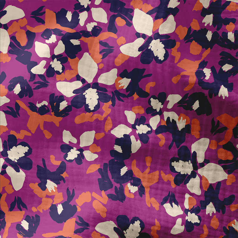 Double Gauze MOSHA Violet / Orange